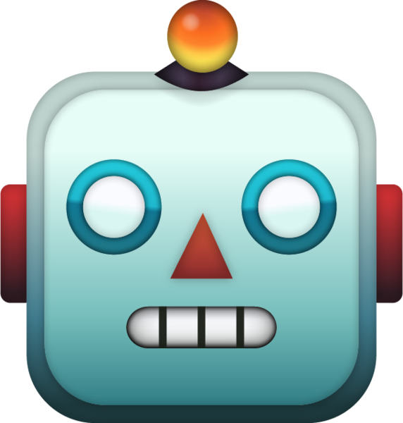Robot Emoji Png Background - Robot Emoji Png - Transparent PNG Free Download