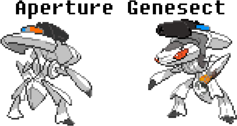 Aperture Genesect Pokemon Black & White Cartoon Mammal - Goto80 - Transparent PNG Free Download