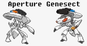 Aperture Genesect Pokemon Black & White Cartoon Mammal - Goto80 - Transparent PNG Free Download