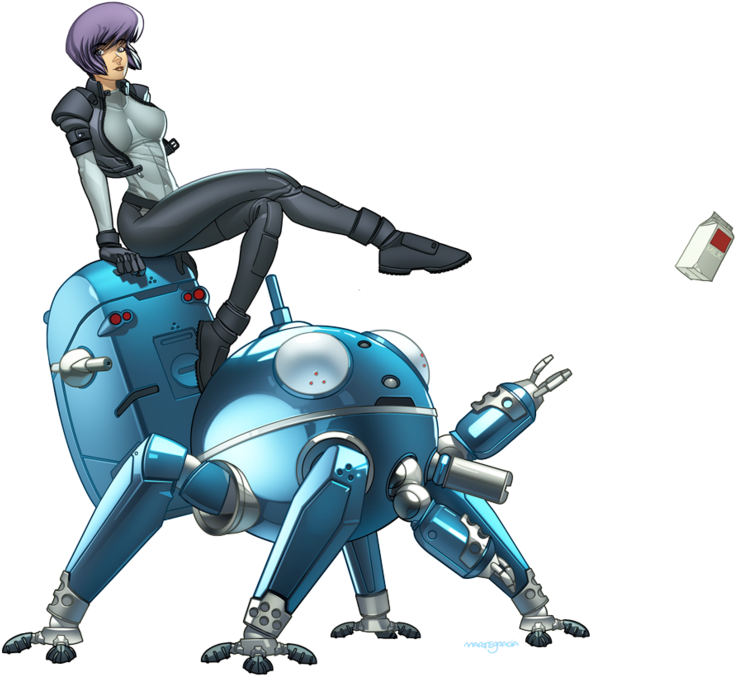 Tachikoma Batou Motoko Kusanagi Technology Robot Machine - Tachikoma Robot - Transparent PNG Free Download