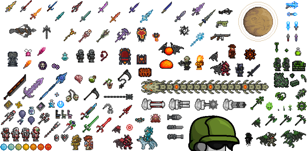 Download Террария Спрайты Clipart Minecraft Terraria - Cake - Transparent PNG Free Download