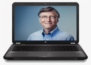 Gates's Last Full-time Day At Microsoft Was June 27, - Hp Pavilion G6 - Transparent PNG Free Download