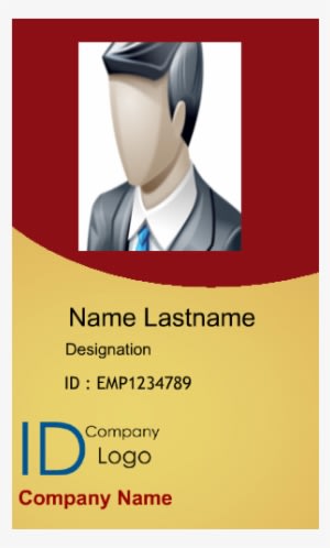 Id Card & Badges For Modern Technology Sector - Identity Card Design Online - Transparent PNG Free Download
