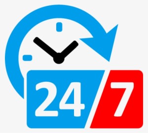 Technology May Often Let You Down - 7 24 Service - Transparent PNG Free Download