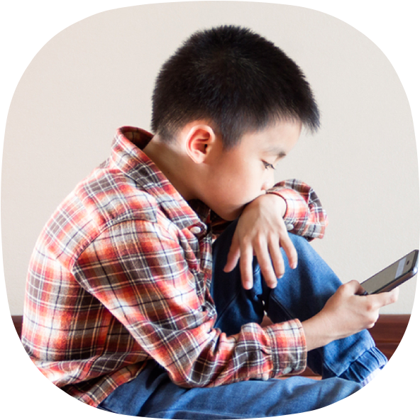 5 Negative Impacts Of Technology In Children - Boy - Transparent PNG Free Download