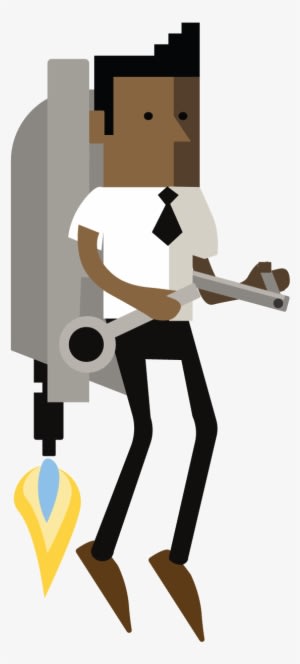We're Living In A Time Of Radical Innovation - Jetpack Man Png - Transparent PNG Free Download