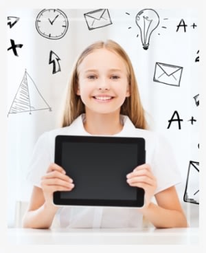 Student Holding Technology Device - Mtg International Mathematics Olympiad (imo) Work Book - Transparent PNG Free Download