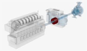 Dredger Pumps In Propulsion Technology - Direct Drive Propulsion System - Transparent PNG Free Download