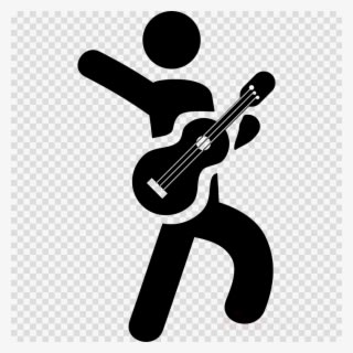 Download Guitarist Icon Png Clipart Acoustic Guitar - Playing Instrument Icon Png - Transparent PNG Free Download