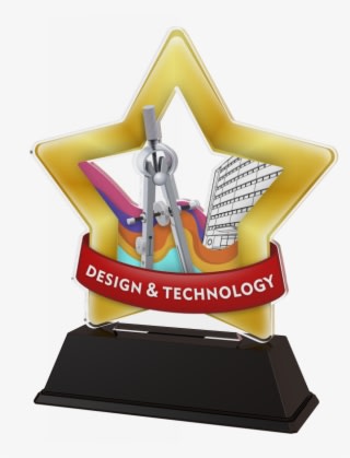 Mini Star Design & Technology Trophy - Scuba Diving Trophies - Transparent PNG Free Download