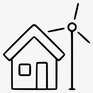 House Windmill Green Technology Renewable Generator - Molino De Viento Dibujo - Transparent PNG Free Download