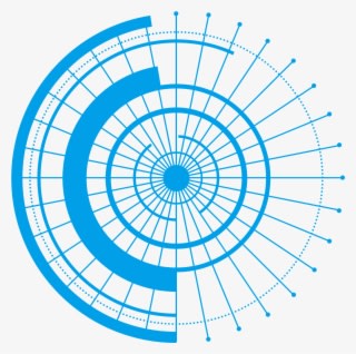 Technology Border Blue Simple Lines Png And Psd - Penny Farthing Svg - Transparent PNG Free Download