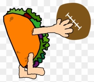 Td Taco Clip Art At Vector Clip Art - Taco Football - Transparent PNG Free Download
