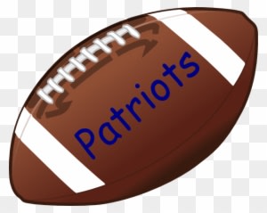 American Football Clip Art At Clker - Patriots Football Clip Art - Transparent PNG Free Download