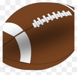 Football Clipart American Football Clip Art At Clker - Brown Football Shower Curtain - Transparent PNG Free Download