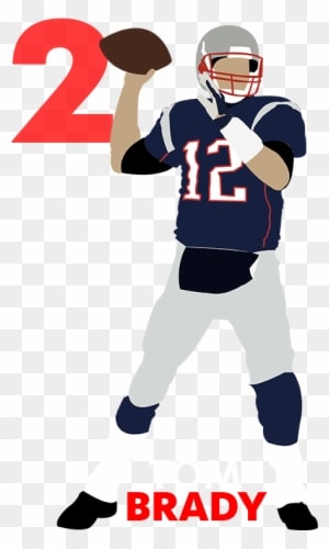Qb Rank No - Tom Brady Throwing Football Cartoon - Transparent PNG Free Download