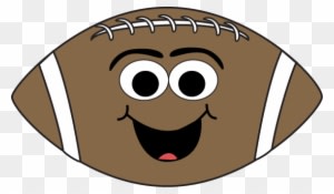 Cartoon Face Football Clip Art Cartoon Face Football - Football Fun Embroidery Design - Transparent PNG Free Download
