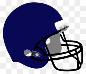 Football Helmet Clip Art - Dark Blue Football Helmet - Transparent PNG Free Download