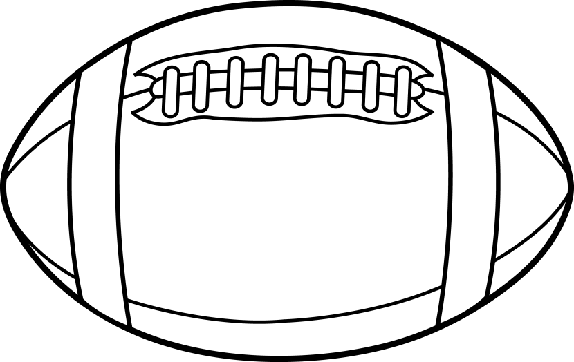 Afl Football Clipart Clip Art - Football Black And White - Transparent PNG Free Download