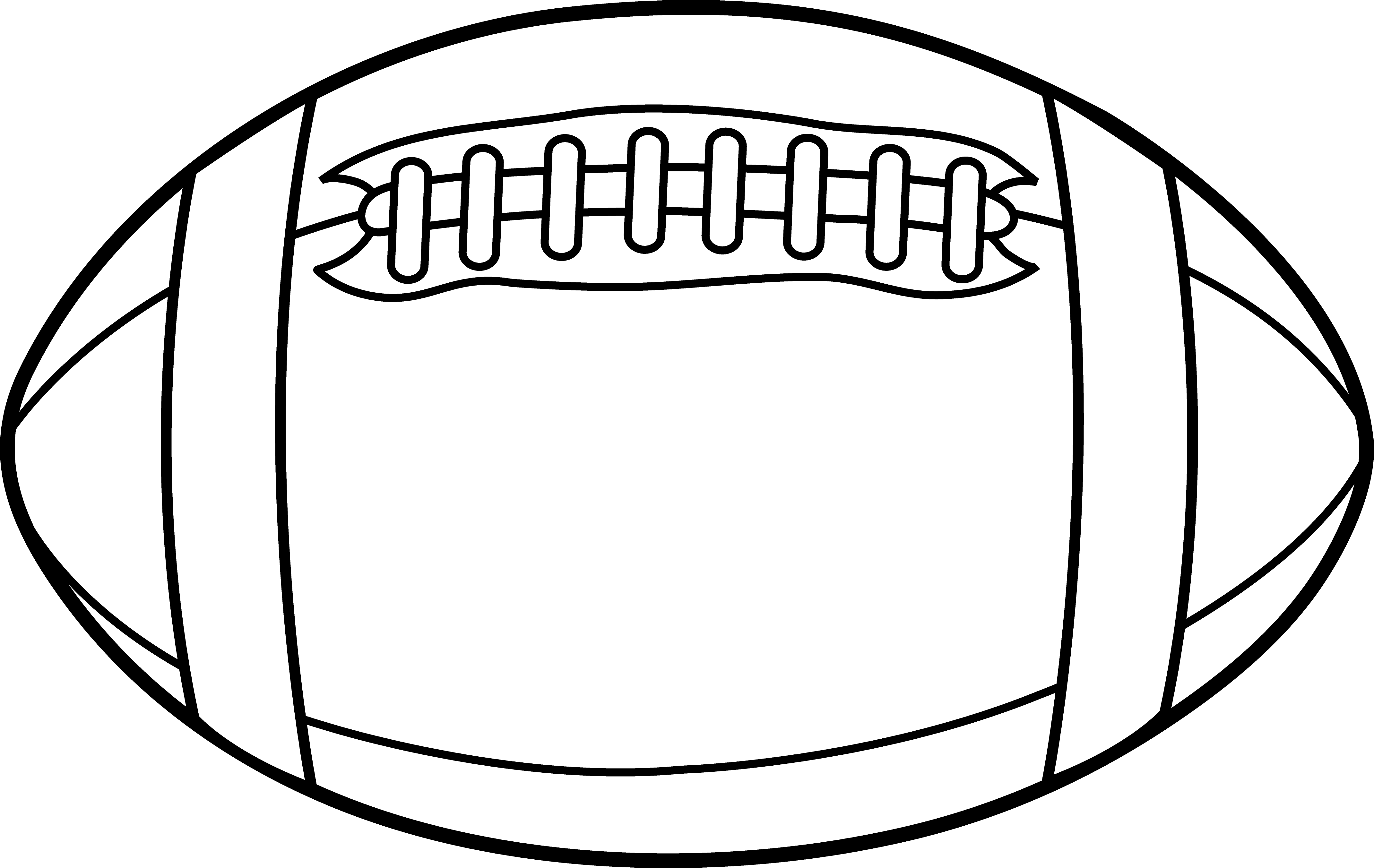 Rugby Border Clipart 3 By Jennifer - Football Black And White - Transparent PNG Free Download