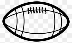 American Football Football Egg Ball Sports - Football Clipart Black And White - Transparent PNG Free Download