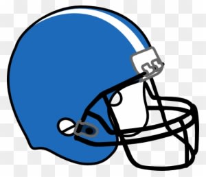 Football Helmet Blue Clip Art At Clker - Light Blue Football Helmet - Transparent PNG Free Download