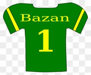 Football Jersey Clipart Image - Back Of Football Jersey Clipart - Transparent PNG Free Download