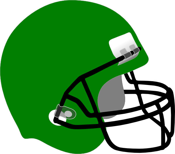 Football Helmet Clip Art - Green Football Helmet Clipart - Transparent PNG Free Download