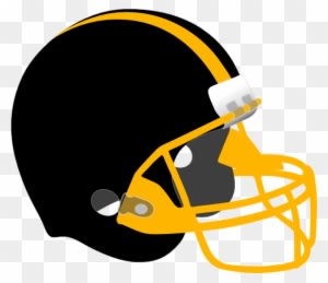Football Helmet Clip Art - Black And Gold Football - Transparent PNG Free Download