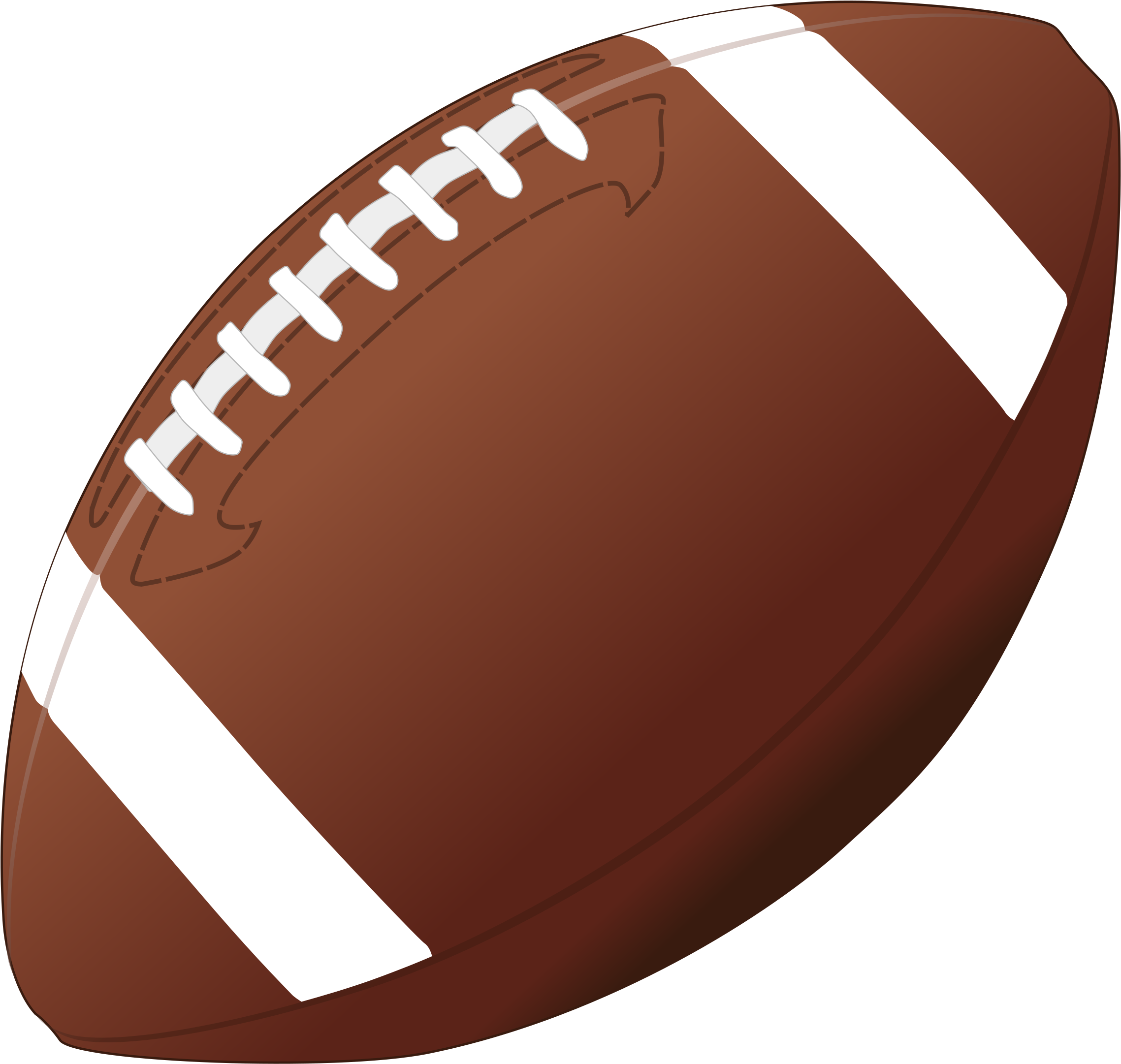 Illustration Of A Football - Football Clipart Png - Transparent PNG Free Download