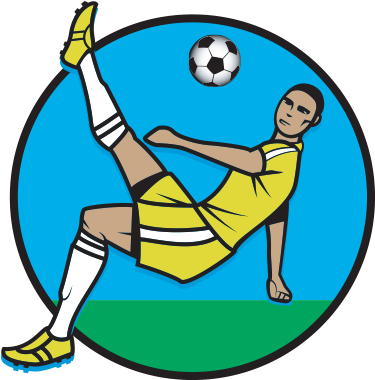 Soccer Euro Football Player Free Vector - Football Vector Logo Png - Transparent PNG Free Download