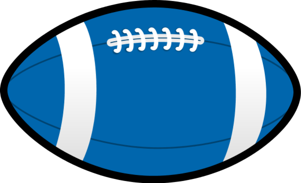 Blue Football Clipart - Football Clip Art - Transparent PNG Free Download