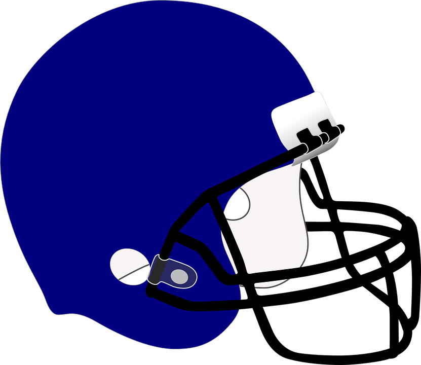 Blue Football Helmet Svg Clip Arts 600 X 520 Px - Royal Blue Football Helmet - Transparent PNG Free Download