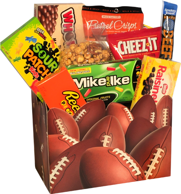 Game Day Snacks Basket Tasteful Treats - 6 Pack Large Football Basket Boxes 10.25 X 6 X 7.5 - Transparent PNG Free Download