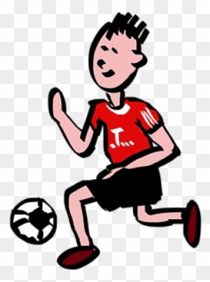 Fussball, Fussballer, Fcb, Kicker, Ball - Football Player Cartoon Png - Transparent PNG Free Download