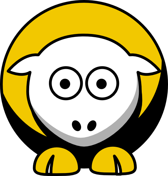 Sheep 3 Toned Pittsburgh Steelers Team Colors Clip - College Football - Transparent PNG Free Download