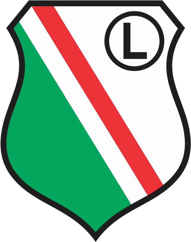Klub Piłkarski Legia Warszawa Vector Logo - Green And Red Football Badge - Transparent PNG Free Download