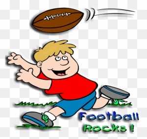 Images For Cartoon Kids Playing Football - Football Rocks Embroidery Design - Transparent PNG Free Download