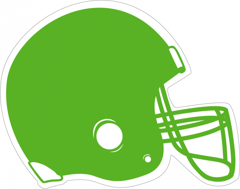 Free Green Football Cliparts, Download Free Clip Art, - Green Football Helmet Clip Art - Transparent PNG Free Download