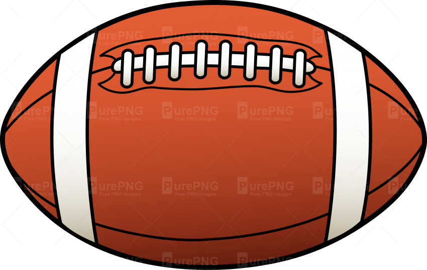 American Football Ball Clipart Png Image - Clip Art Football - Transparent PNG Free Download