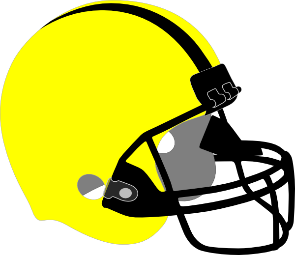 Yellow Football Helmet Clip Art - Helmet And Football Drawing - Transparent PNG Free Download