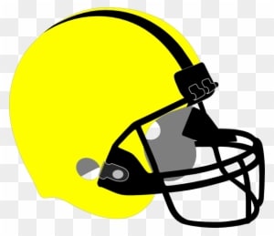 Yellow Football Helmet Clip Art - Helmet And Football Drawing - Transparent PNG Free Download