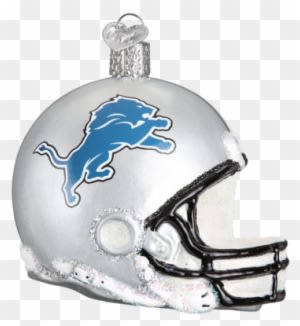 Detroit Lions Helmet Christmas Ornament 71117 Merck - New England Patriots Nfl Football Helmet Glass Ornament - Transparent PNG Free Download