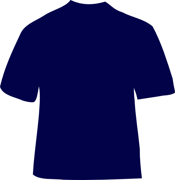 Navy - Red Football Shirt Clipart - Transparent PNG Free Download