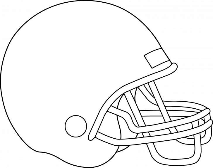 Pics Of A Football Clip Art On Images For Outline Clipart - Football Helmet Clip Art - Transparent PNG Free Download