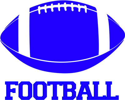 Blue Football Clipart - Football Clip Art Blue - Transparent PNG Free Download