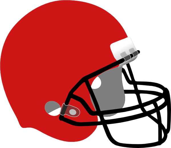 Red Football Helmet Clipart - Transparent PNG Free Download