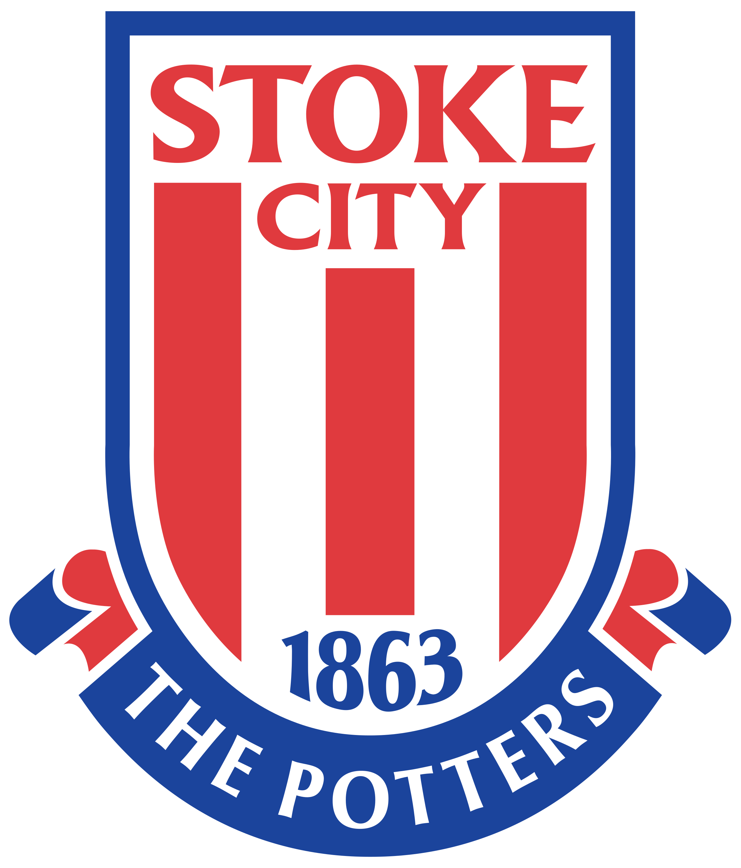 Stoke City Fc Football Club Logo Vector - Stoke City Football Club Diary - Transparent PNG Free Download
