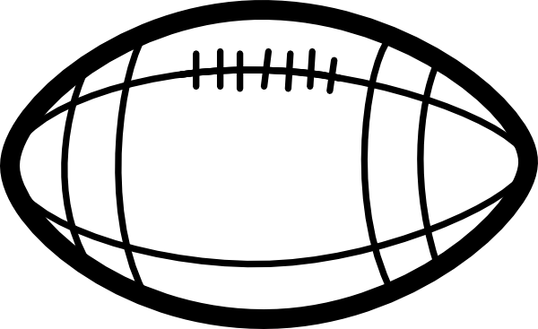 Football Clip Art Black And White Clipart Panda Free - Football Black And White - Transparent PNG Free Download