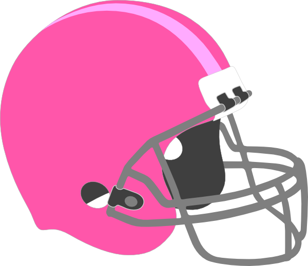 Free Football Cliparts Pink, Download Free Clip Art, - Helmet And Football Drawing - Transparent PNG Free Download